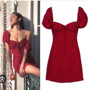 Realisation Par Red Mini Dress